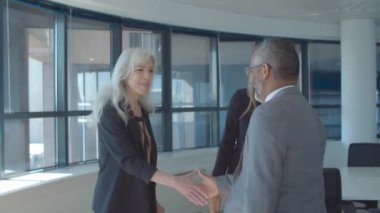 İyi iş ortakları toplantıları.