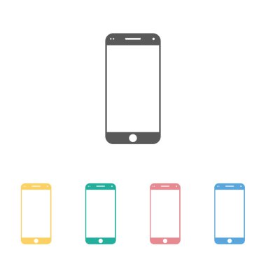 mobil simge, akıllı telefon simgesi, konuşma vektörü, sohbet vektörü, iletişim illüstrasyonu