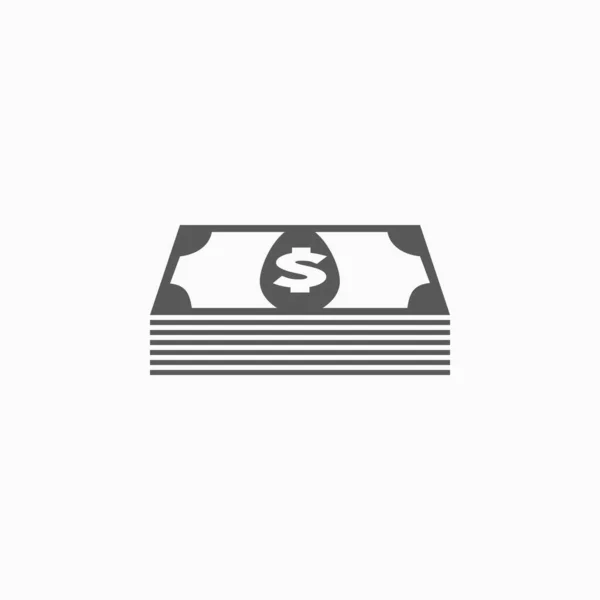 Money Icon Dollar Icon Bank Vector Finance Vector Business Illustration — Stock Vector