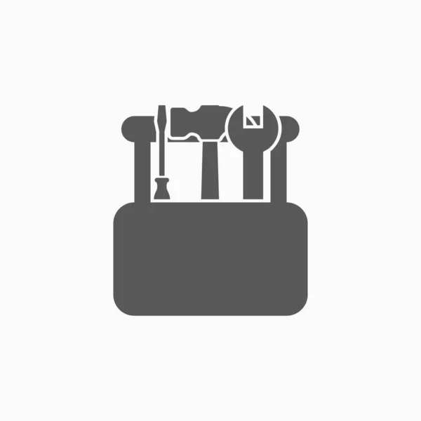 Tool Box Icon Tool Icon Box Vector Technician Vector Mechanic — Stock Vector