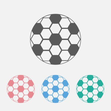 futbol ikonu, top ikonu, futbol vektörü, spor vektörü, egzersiz illüstrasyonu