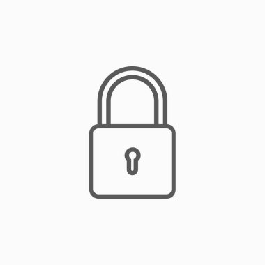 asma kilit simgesi, kilit simgesi, anahtar vektör, güvenlik vektörü, güvenli illüstrasyon