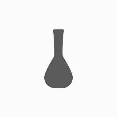 vazo ikonu, çömlek vazoları çiçek ikonu, çiçek vektörü, çiçek illüstrasyonu