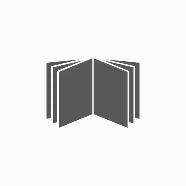 本のアイコン 読書ベクトル ノートのイラスト 電子ブックのアイコン パンフレットのベクトル — ストックベクタ