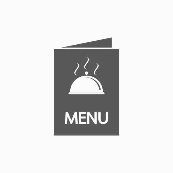 Ícone Menu Ícone Comida Vetor Restaurante Vetor Brochura Ilustração Folheto — Vetor de Stock