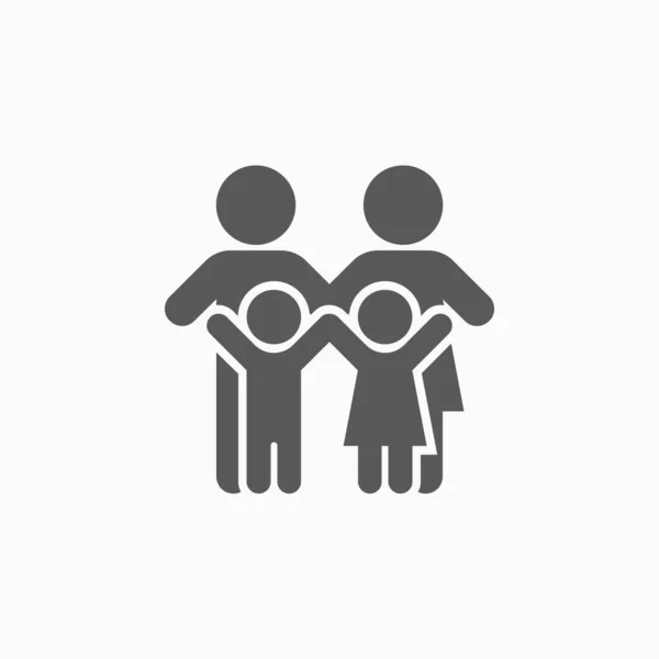aile simgesi, kalp vektörü, ev vektörü, aşk illüstrasyonu, ana simge