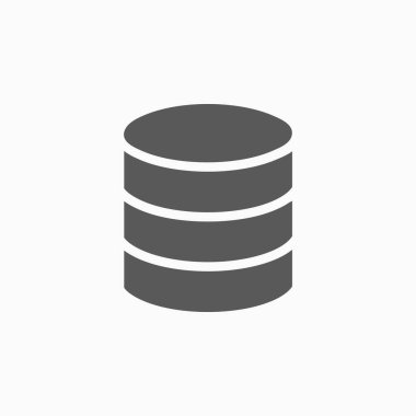 veritabanı simgesi, veri simgesi, ağ vektörü, teknoloji çizimi, bellek vektörü