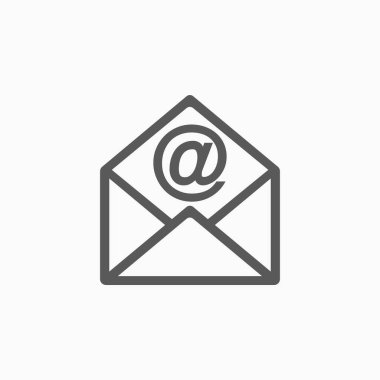 zarf e- posta simgesi, e- posta simgesi, mektup, bağlantı vektörü, adres illüstrasyonu
