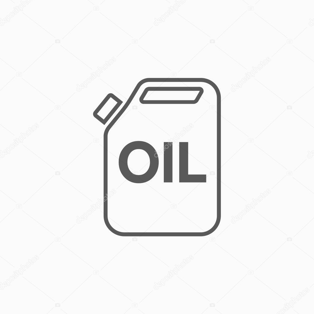 jerrycan oil icon, jerrycan icon, can vector, tank vector, package illustration