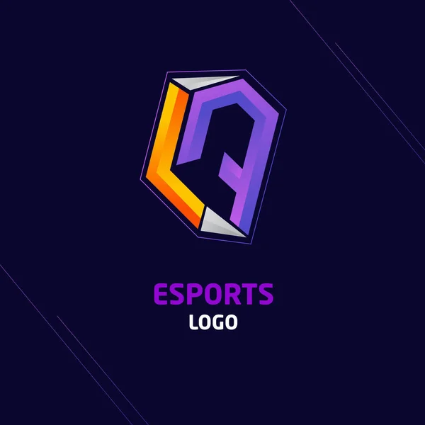 Letter Logo Ontwerp Template Sport — Stockfoto