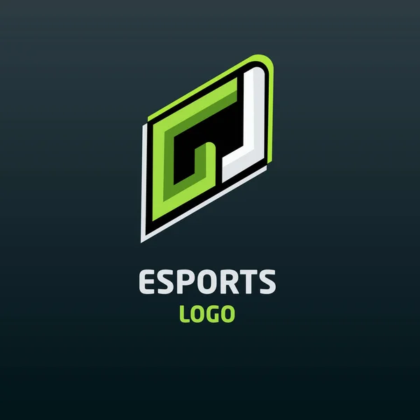 GL harfi logosu E spor logosu tasarım şablonu 