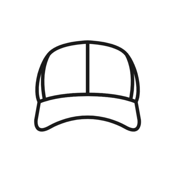 Ilustración Una Gorra Blanca Sobre Fondo Blanco —  Fotos de Stock