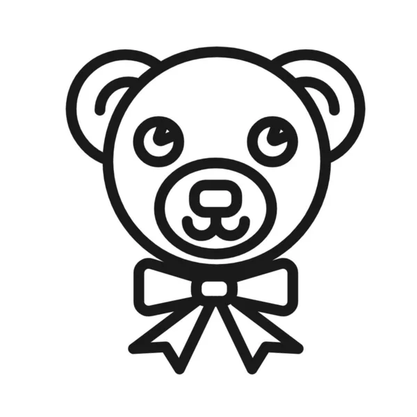 Illustration Drawing Bear White Background — Stock Photo, Image