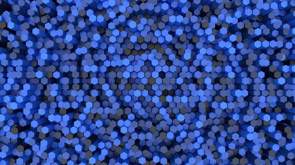 3D arka plan altıgenler farklı yükseklik