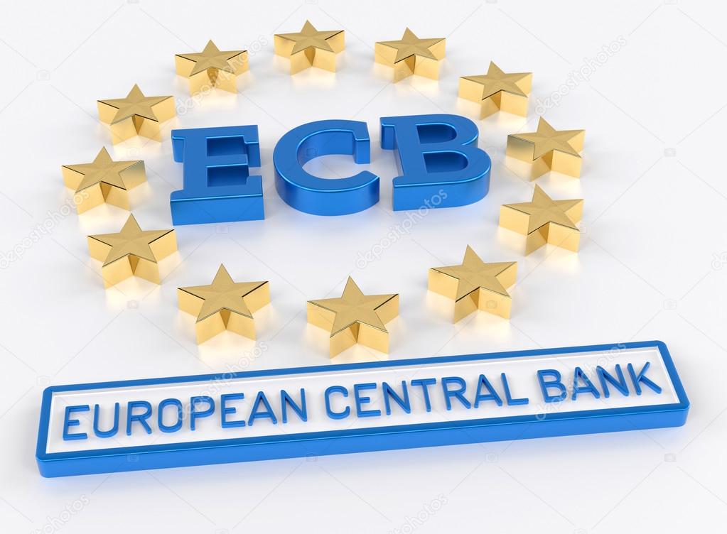 ECB European Central Bank - 3D Render