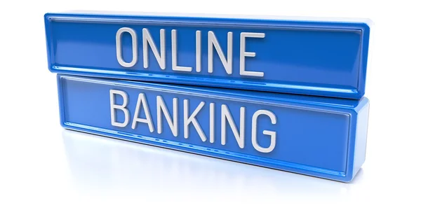 Online Banking - Render 3D isolato — Foto Stock