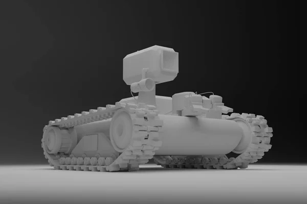 Bomb Förfogande Robot Spår Militär Radio Fjärrkontroll Tank Render Utan — Stockfoto