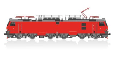 Tren EP20 elektrikli lokomotifi.