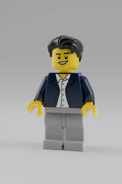 Empresario Lego City Minifigure — Foto de Stock