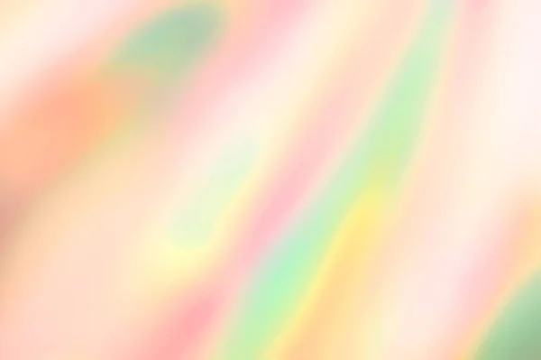 あなたのデザインのためのぼやけた抽象的な虹色のホログラフィック背景 — ストック写真