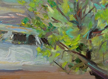 Deniz yağlı boyası. Soyut turkuaz deniz manzarası. İzlenimcilik, plein-air skeç, parça. Yaz konsepti, eğlence. Kartpostalların yaratıcı tasarımı için sanatsal resim arka planı, kapaklar.