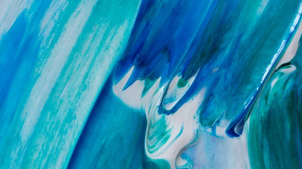 Abstraktní Malování Modrého Pozadí Fragment Malby Umění Jasné Futuristické Pozadí — Stock fotografie