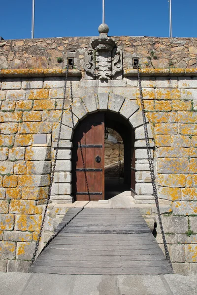 Porto, Portugal: Forte de São Francisco Xavier of Castelo Queijo ("kasteel van kaas"), gebouwd in 1661 — Stockfoto