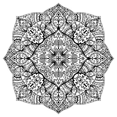 Narlı etnik mandala.