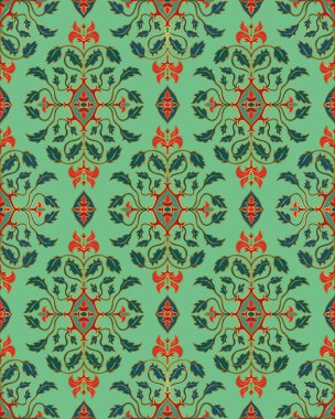 Turkuaz çiçek duvar kağıdı. 