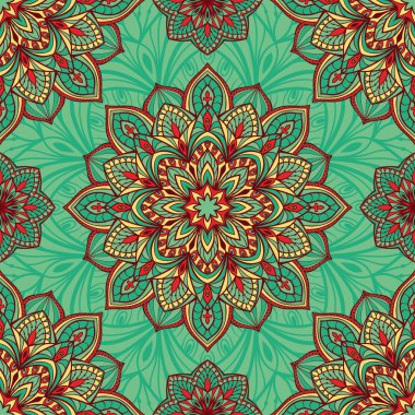 Turkuaz zarif süsleme.