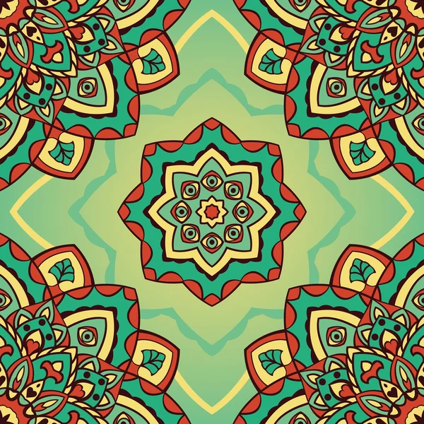 Patrón vintage de mandalas . — Vector de stock