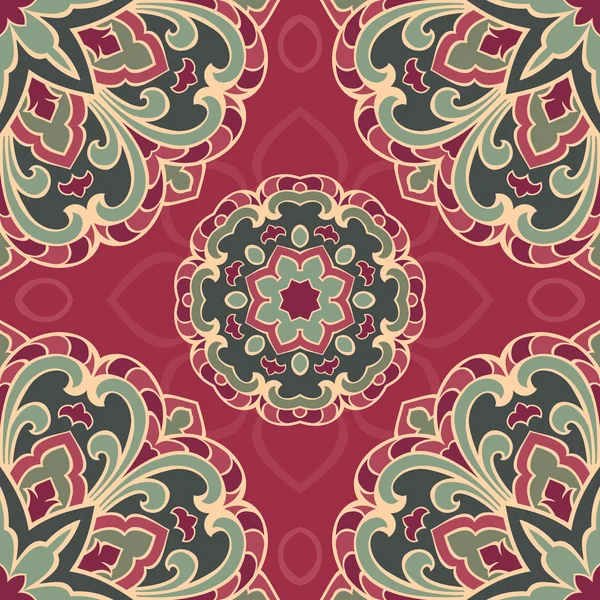 Modèle coloré de mandala . — Image vectorielle