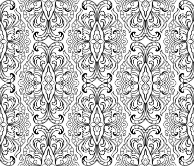 Stilize çiçek süsleme. 