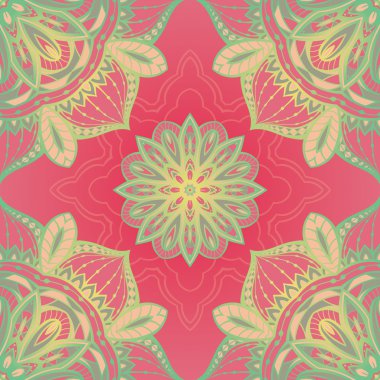 Telkari pembe desen.