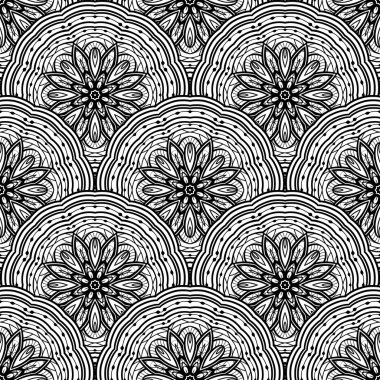 Oryantal sorunsuz süsleme.