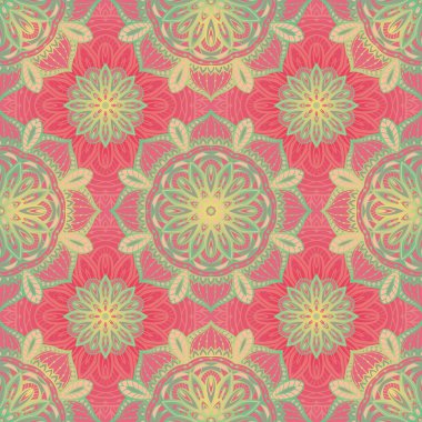 Telkari pembe desen.