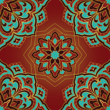 Mandala parlak desen.