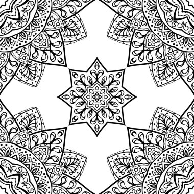 Etnik vektör süsleme.