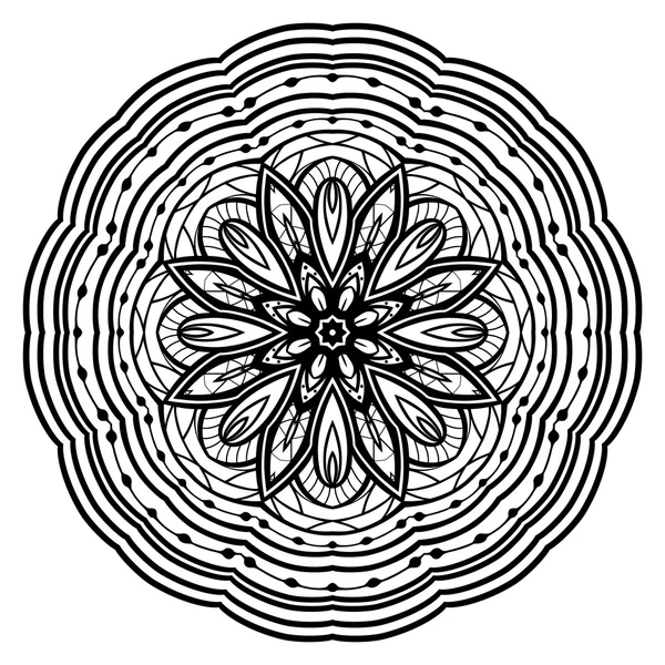 Mandala vector oriental . — Vector de stock