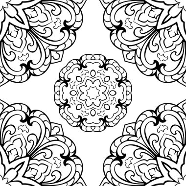 Mandala seamless modeli