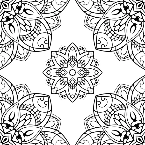 Ornamento floral oriental . —  Vetores de Stock