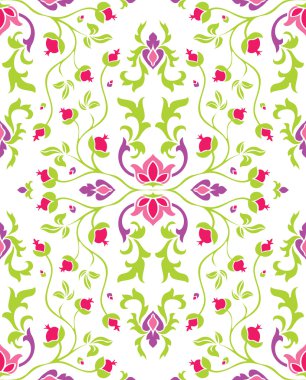 Tekstil için parlak desen. 