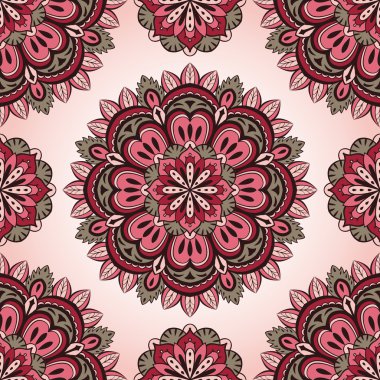 Basit pembe ve gri desen.