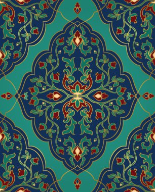 Halı için şablon. 