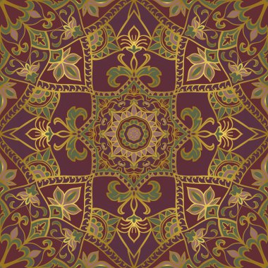 Lila mandalalar paterni. 