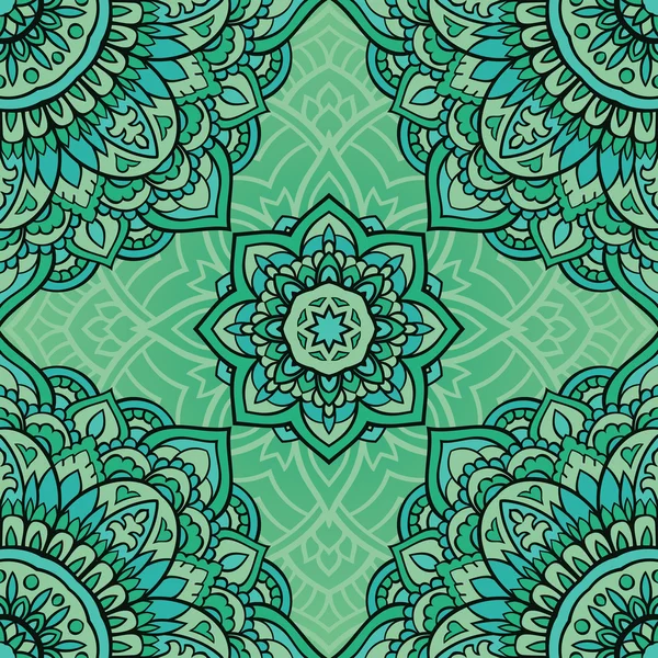 Seamless green pattern. — Stock Vector