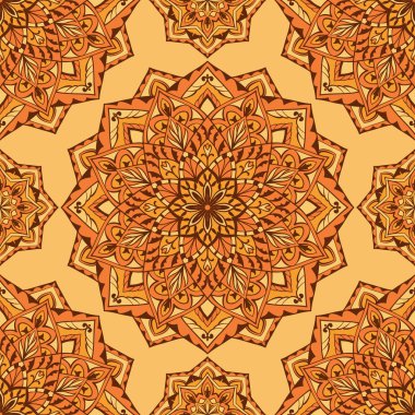 Oryantal turuncu süsleme.
