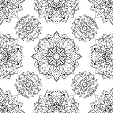 Oryantal soyut süsleme.