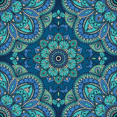 Mavi şark süsleme.