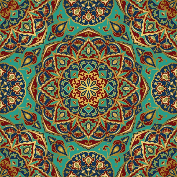 Colorido ornamento oriental . — Vector de stock